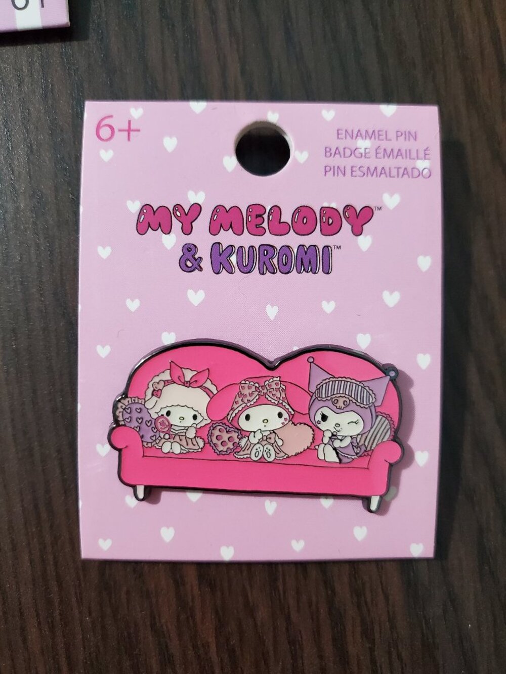 Sanrio My Melody & Kuromi Sleepover Party Enamel Pin